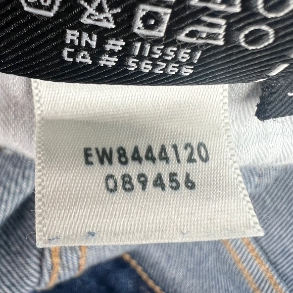 7 For All Mankind The Ankle Ombre Rough Hem Skinny Jeans Size 30 Women’s - Picture 6 of 6